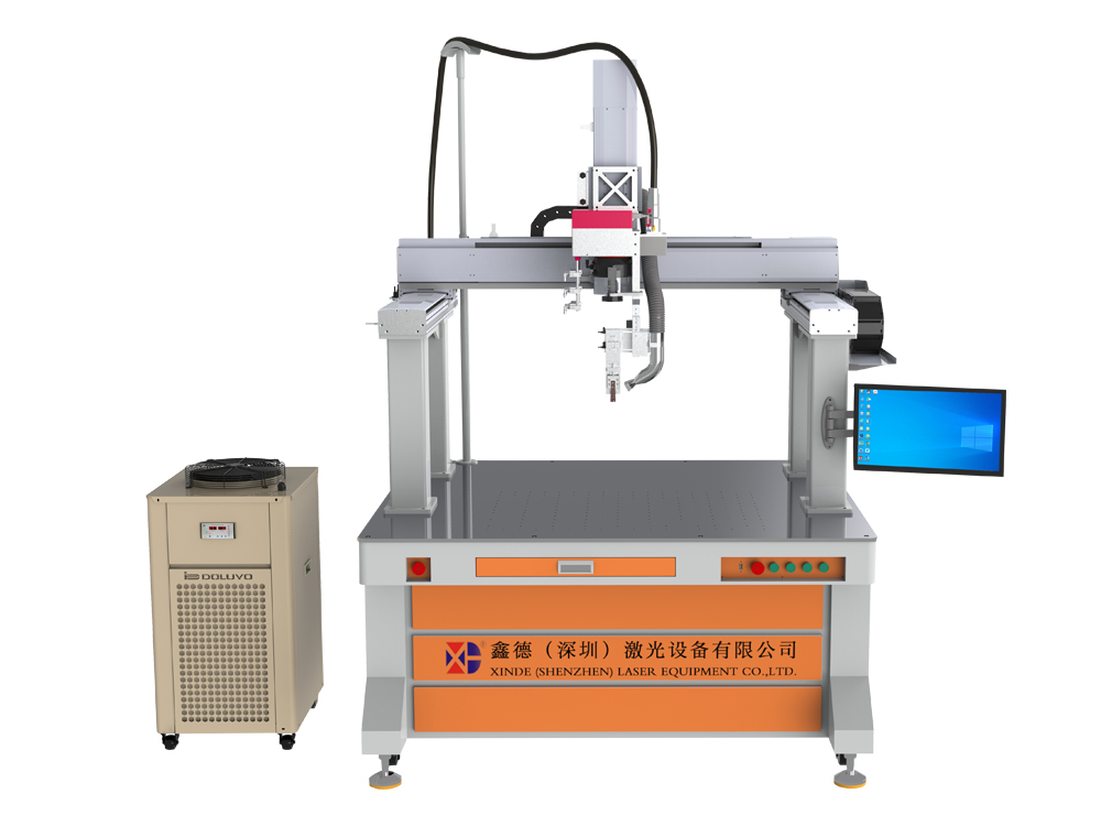 Gantry galvanometer continuous laser welding machine