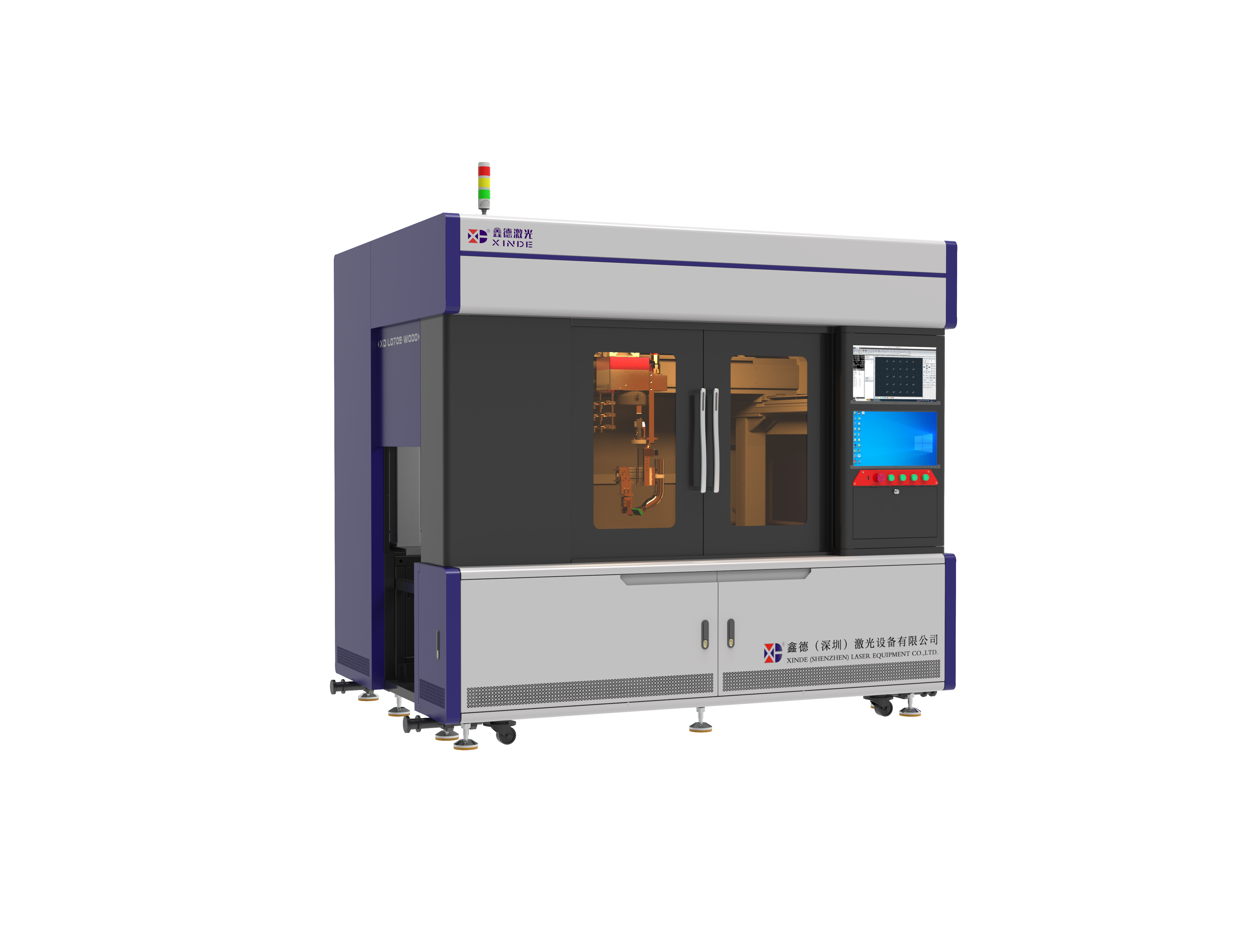 龙门振镜连续激光焊接机（带防护罩）